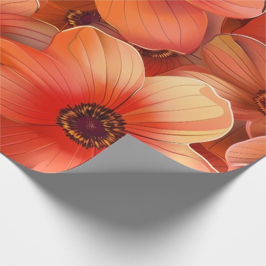 Roze Dogwood Cadeaupapier (Hoek)