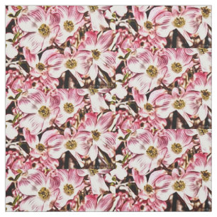 Roze Dogwood Fabric Stof