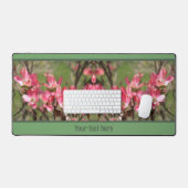 Roze Dogwood Flower Blossom Painting Personalized Bureaumat (Keyboard & Muis)