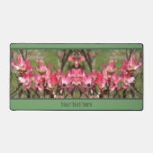 Roze Dogwood Flower Blossom Painting Personalized Bureaumat (Voorkant)