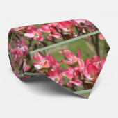 Roze Dogwood Flower Blossom Painting Stropdas (Opgerold)