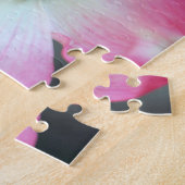 Roze Dogwood Flower Personalized Gift Puzzle Legpuzzel (Zijkant)