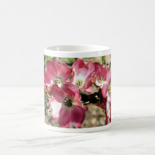 Roze Dogwood Flower Photo Coffee or Tea Mok