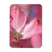 Roze Dogwood Flowers Magneet (Verticaal)
