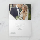 Roze Dogwood Foto gevouwen Dank u kaarten (Binnen)