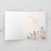 Roze Dogwood-Moederdag Kaart (Binnen)