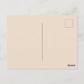 Roze Dogwood Personalized Love Inspirerend Quote Briefkaart (Achterkant)