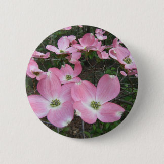 Roze Dogwood Ronde Button 5,7 Cm