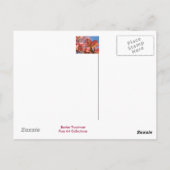 Roze Dogwood Tree Flowers Postkaart Bloeiende boom (Achterkant)