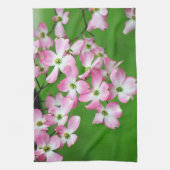Roze Dogwood-waterval Keukenhanddoeken (Verticaal)