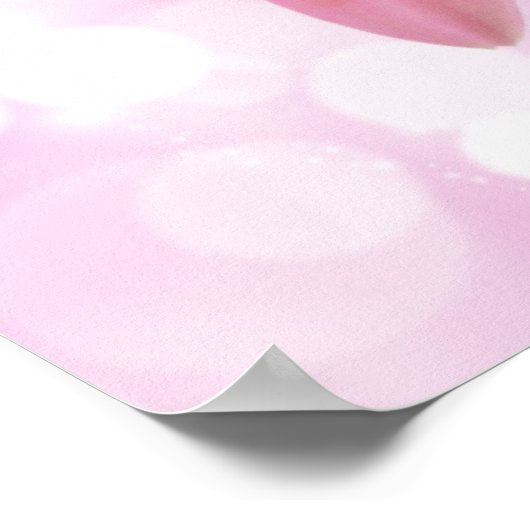 Roze doissecanvas poster (Hoek)