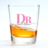 Roze Dokter Medisch Professioneel Shot Glas