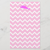 Roze dolfijn. briefpapier (Voorkant)