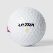 Roze dolfijn golfballen (Logo)