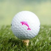 Roze dolfijn golfballen (Insitu Shirt)
