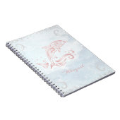 Roze dolfijn, persoonlijk Notitieboek (Rechterzijde)