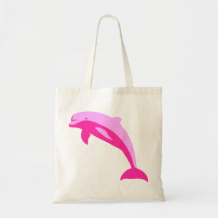 Roze dolfijn tote bag