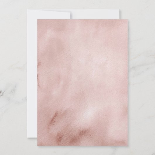 Roze Dolfijn Zeemeermin Zee Party Verjaardag Meisj Kaart (Achterkant)