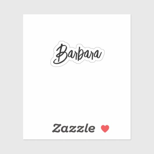 Roze Doll Aangepaste Naam Waterdichte Sticker | y2 (Vel)