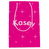 Roze Doll Bachelorette Gift Bag Medium Cadeauzakje (Voorkant)