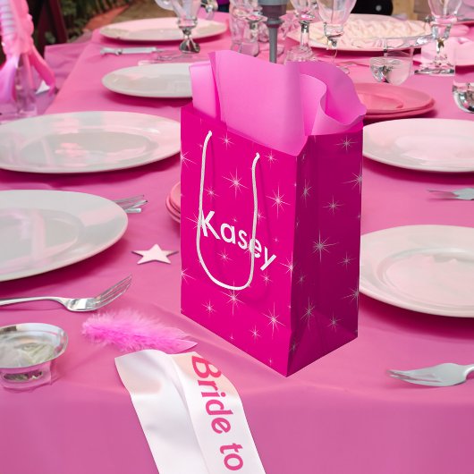Roze Doll Bachelorette Gift Bag Medium Cadeauzakje