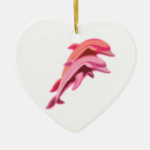 Roze Dolphins Ornament (Voorkant)