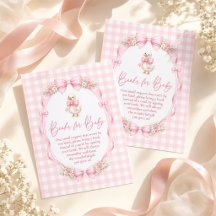 Roze domme gans-boeken voor baby-babyfeestje