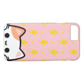 Roze donderslag met kitten Case-Mate iPhone case (Achterkant (Horizontaal))