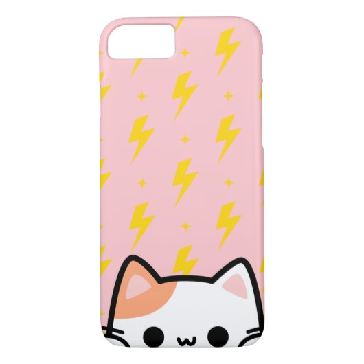 Roze donderslag met kitten Case-Mate iPhone case (Achterkant)