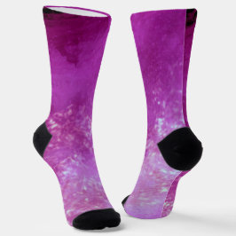 Roze donkere Stormen wolken Sokken