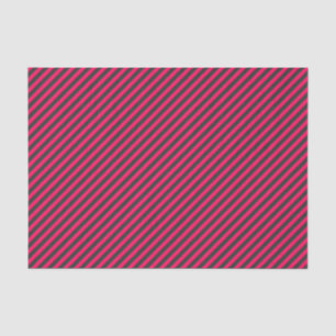 Roze & Donkergrijs Gestreept Tissuepapier
