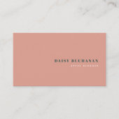 Roze & Donkergroen Stijlvol Mode Visitekaartje (Voorkant)