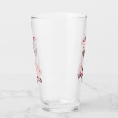 Roze Donkey Fun Child Glass - Schilderen Glas (Links)