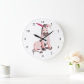 Roze Donkey Grote Klok (Huis)