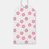 Roze Donut Baby Sprinkle Dank u Cadeau Labels Cadeaulabel (Achterkant)