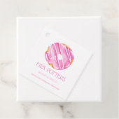 Roze Donut Bakkerij Dessert Kleine Bedrijf Bedankjes Labels (In situ)