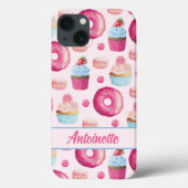 Roze Donut Case-Mate iPhone Case (Achterkant)