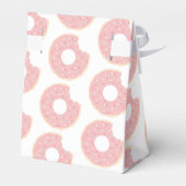 Roze Donut dank u Baby shower cadeau Bedankdoosjes (Achterkant)