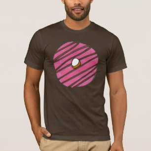 Roze donut Doughnut Donuts Strawberry T-shirt
