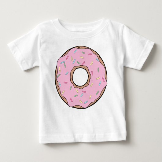 Roze Donut, Doughnut, Frosting, Icing, Sprinkles (Voorkant)