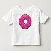 Roze Donut, Doughnut, Icing, Sprinkles, Frosting Kinder Shirts (Voorkant)