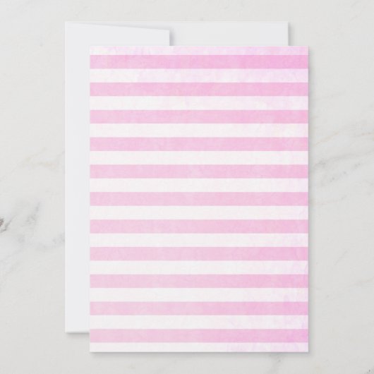 Roze donut en Fancy feestdag limonade Kaart (Achterkant)