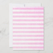 Roze Donut En Limoon Fancy Verjaardagsuitnodiging Kaart (Achterkant)