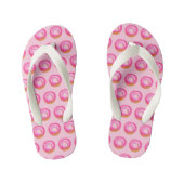  roze donut kinder teenslippers (Voetbed)