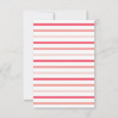 Roze Donut Kinder Valentijnsdag Notitiekaartje (Achterkant)