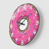 Roze Donut met springen Grote Klok (Hoek)