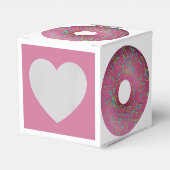 Roze donut met sprinkeltjes bedankdoosjes (Voorkant Zijde)
