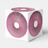 Roze donut met sprinkeltjes bedankdoosjes (Achterkant)
