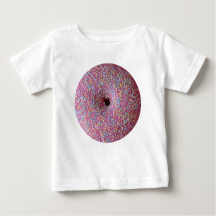 Roze donut met sprinken
