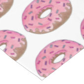 Roze Donut Rainbow Sprinkles Doughnut Breakfast Tafelkleed (Gekanteld)